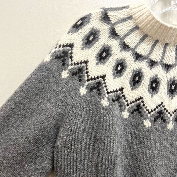 Ralph Lauren Exclusive Hand Knit Wool Angora Sweater Gray Size XL - Picture 5 of 11